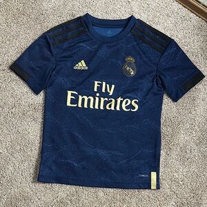Adidas Kids Navy Blue Real Madrid Jersey